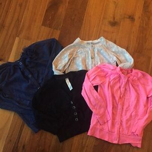 Collection of 4 cardigans